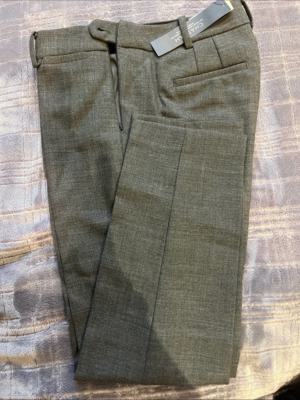 Charcoal Gray Women’s Cropped Dress Pants